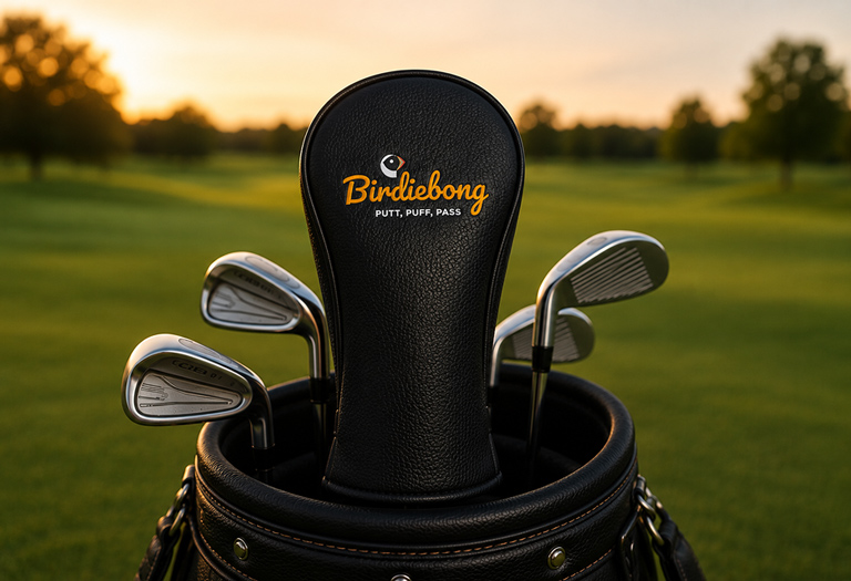 Birdiebong headcover black