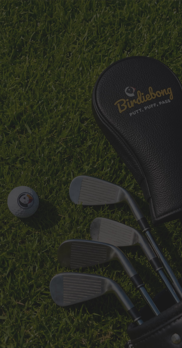 Birdiebong laydown on grass mobile